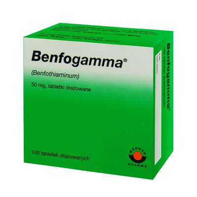 Benfogamma 50mg 100 tabletek DARMOWA DOSTAWA OD 180 ZŁ!  SZYBKA REALIZACJA ZAMÓWIENIA!