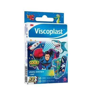 Viscoplast, Children's Plasters, Cool, 20 pieces