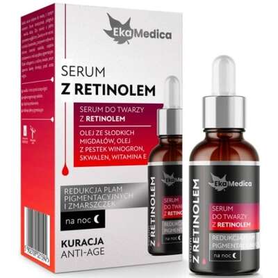 Serum z retinolem, 20 ml - Długi termin ważności!