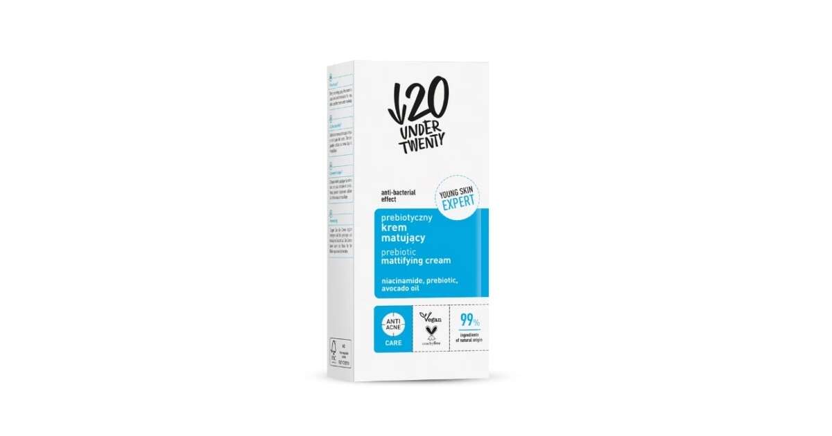 Under Twenty Prebiotyczny krem matujący 50 ml