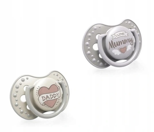 Lovi, Dinamična silikonska duda 3-6m I love 22/867, 2 kosa