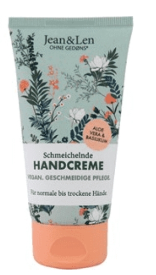 Jean&Len Handcreme Aloe Vera & Basilikum 75ml Vegan Pflege | eBay.de